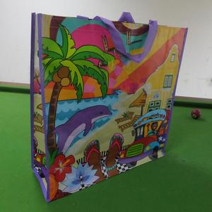Bolsa de Compras Tejida de PP con Asas de Cinta de PP, Tamaño y Color Personalizados, Uso Cómodo y Bonito Diseño - Product Image 2