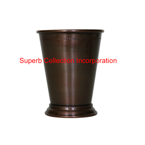 Verre Julep en cuivre antique pour bars à bière Accessoires de bar élégants - Product Image 2