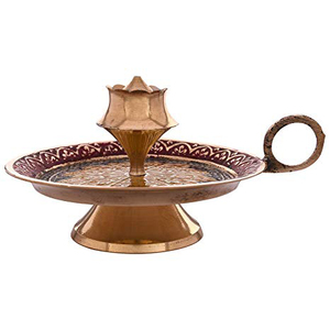 ที่ใส่ธูปทองเหลืองรูปดอกไม้ไฟฟ้ากลิ่นหอมสำหรับใช้ทางศาสนาปลั๊กเครื่องหอมขี้ผึ้งทำจากวัสดุทำจากไม้ - Product Image 1