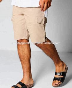 Shorts cargo en tricot slim fit pour homme, nouvelle arrivée, shorts bermuda élégants, respirants, taille élastique, design personnalisable, créez le vôtre - Product Image 2