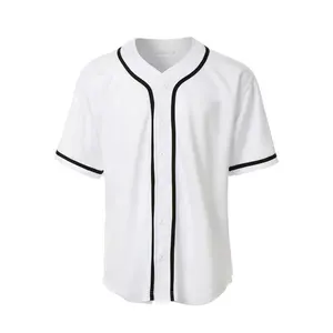 Оптовая продажа, бейсбольные Джерси, дешевая простая спортивная одежда OEM, бейсбольные рубашки для софтбола