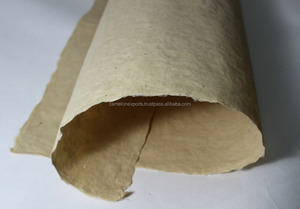 Venta al por mayor hecho a mano Lokta Papel de fibra secado al aire color crema múltiples usos en hoja de Arte y manualidades - Product Image 5