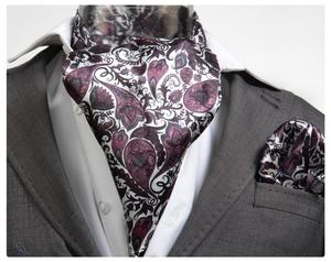 Púrpura Pasiley corbata damas corbatas y pañuelos... chalina y corbata... Halstuch de cravatta - Product Image 1