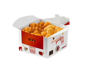 Boîte à poulet frit jetable et recyclable, boîte à bento <span class=keywords><strong>KFC</strong></span> rôtie, en papier, pliable - Product Image 1