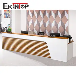 Ekintop design de mesa de escritório estilo europeu, móveis do grande escritório, móveis de parceiro de luxo