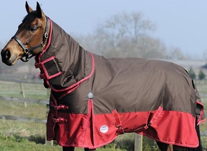 Couverture d'hiver pour cheval, imperméable, 1200D, 300gsm, 400gsm, résistante, protection contre le froid - Product Image 2