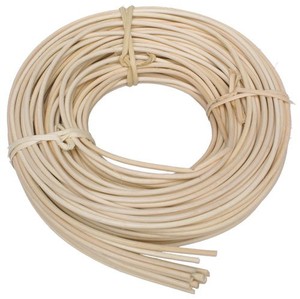 Natural Bamboo Round <b>Craft</b> <b>Wire</b> Handmade Eco-Friendly DIY Weaving Material for Basket Furniture Lamps Decor - Product Image 1