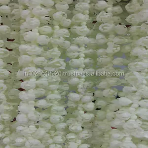 Beyaz renk yapay yasemin çiçeği Garland dekor için