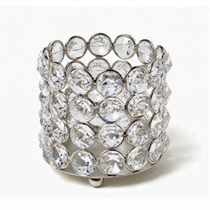 La mejor calidad de exportación, precio razonable, alambre galvanizado, Metal, votivo, cristal transparente, plata brillante, acabado para decoración de bodas - Product Image 4