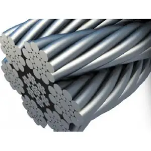 Popular new producing high tensile strength heavily galvanized steel wire Point Contact Lay Rope