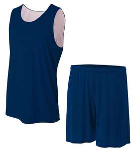 100% poliéster venta al por mayor el último mejor hecho jersey de baloncesto de uniforme a granel - Product Image 2