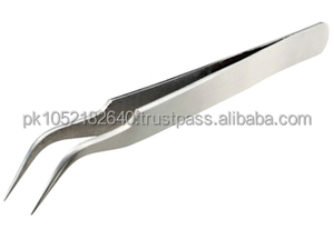 Worthbuy — pinces à épiler pour extensions de cils, pinces personnalisés de haute qualité, logo laser, en acier inoxydable, étiquette privée, meilleure vente - Product Image 4