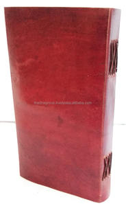 Diario de cuero vintage hecho a mano, diseño liso con dos cierres de cierre, diario de cuero de calidad superior para escribir y tomar notas - Product Image 2