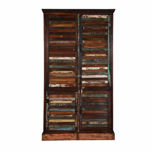 <b>Reclaimed</b> Wooden Almirah/Wardrobe Design for Home Furniture for Bedroom Use - Product Image 3