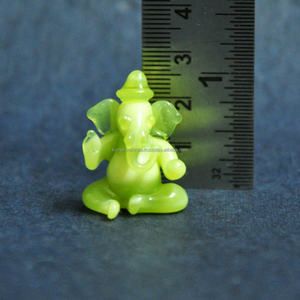 ของขวัญแต่งงานสำหรับแขก,ของขวัญงานแต่งรูปพระพิฆเนศคริสตัลสีขาวน้ำนมขนาดเล็กสไตล์ย้อนยุค - Product Image 5