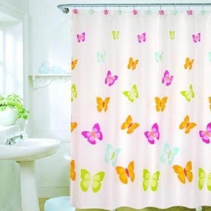 Waterproof Shower Curtains <b>UK</b> Modern & Classic Floral Design Made of Polyester Material - Product Image 4
