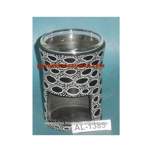 Pure Soapstone Black Aroma Oil Lamp - Product Image 1