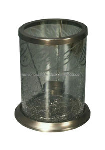 Decorative Tall Metal Perforated Hurricane <b>Candle</b> <b>Holder</b> for Home Decoration - Product Image 3