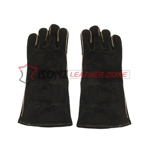 Gants Tig en cuir véritable pour la soudure Gants en cuir résistants au feu, anti-coupure, anti-chocs et antidérapants. - Product Image 5
