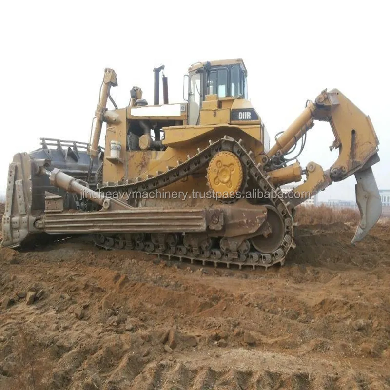 Usado máquinas de construção pesados caterpillar bulldozer para venda cat d11r crawler bulldozer