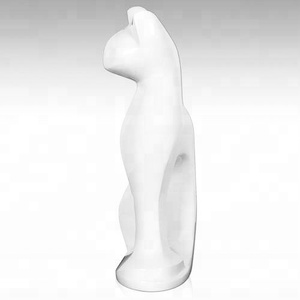 Figurine de chat de 9 pouces, urne/urne pour chat, fournitures funérailles, cuivworld, inde - Product Image 2