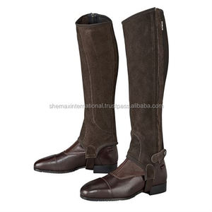 Shemax Equestrian <b>Riding</b> Half <b>Chaps</b> Accessory for Horseback <b>Riding</b> Sets - Product Image 1