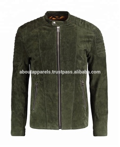 Meilleur Prix Dernier Modèle Fitness En Cuir Suédé Véritable Moto Veste Manteaux Unisexe Saison D'hiver Fourrure Plus La Taille Fermeture Éclair Capuche - Product Image 4