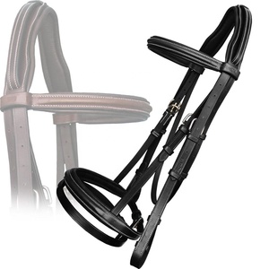 Bandeau à sourcils en cristal clouté et muserolle Flash à ronfler Charles Brow Band Bling Crystal Horse Bridle intelligent - Product Image 5