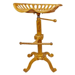 Taburete de asiento de TRACTOR de hierro fundido - Product Image 1