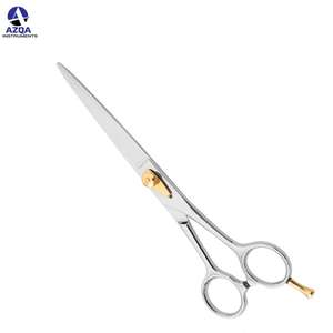 กรรไกรตัดขนสัตว์เลี้ยงรัสเซีย 7 นิ้ว ผลิตจากเหล็กกล้าไร้สนิมเยอรมัน สำหรับแมวและสัตว์เล็ก - Product Image 5