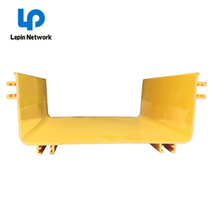 Ningbo Lepin usine 200mm 600mm Abs Pvc plastique câble plateau <span class=keywords><strong>couverture</strong></span> tailles jaune Fiber optique Raceway poussière Fiber Runner - Product Image 5