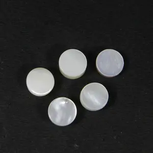 Mother of pearl 8x8mm round cabochon factory wholesale gemstone
