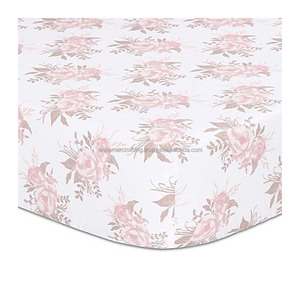 Bulk Purchase High Quality Custom Printed Fitted Crib Sheet with Low MOQ - Product Image 1