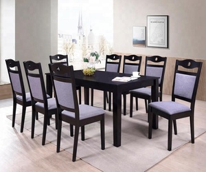 Ensemble de salle à manger 8 chaises au design moderne - Product Image 1