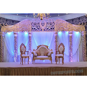 Nouveau Set de scène de mariage de styliste impérial, meilleur décor de réception de mariage, scène ouverte, superbe et large, 2020 - Product Image 1