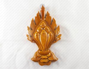 Ayaans-jarrón del Tesoro de madera tallado a mano, creaciones, colgante de pared, modelo NO. AC 4010) - Product Image 1