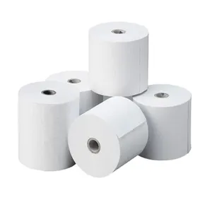 Papel térmico de núcleo de plástico, rolo de papel térmico, malásia 65gsm 80mm x 70mm da posição, papel smi 80mm, encolhedor premium, único