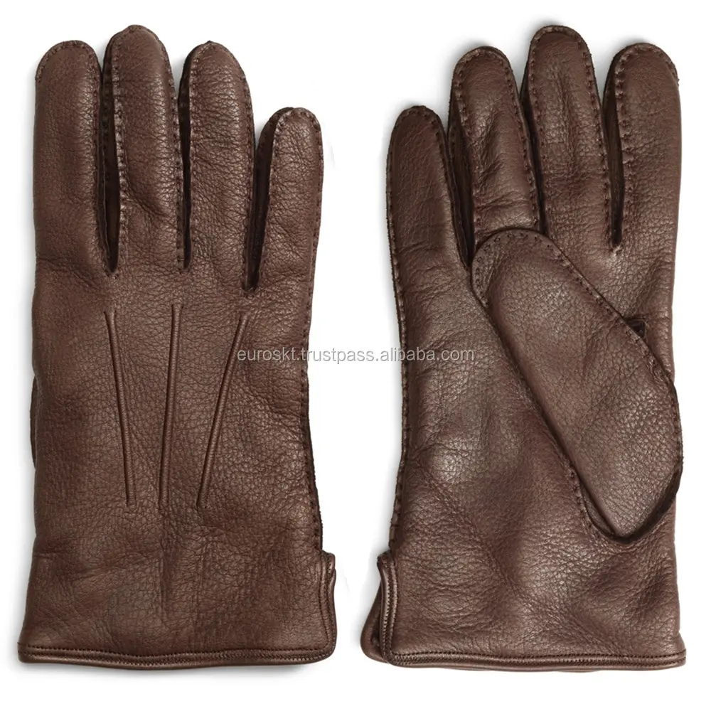 Top Quality Men Winter Warm Driving Nappa Soft Leather gloves