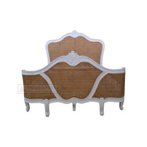 Louise de cama muebles blanco caoba clásico muebles de dormitorio Jepara, Indonesia - Product Image 1