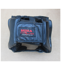 Protector de cabeza de boxeo de cuero de cara abierta profesional hecho a medida, equipo de entrenamiento deportivo con guantes incluidos para artes marciales - Product Image 2