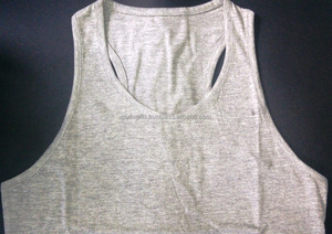 Camiseta sin mangas transpirable de secado rápido para hombre, ropa para gimnasio, tirupur de algodón orgánico de bambú, servicio OEM - Product Image 3