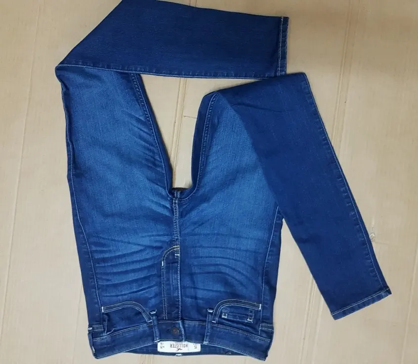 Branded Trendy Fashion Damen Jeans/Günstiger Preis Stock lot Kleidungs stücke in Bangladesch Neueste Design Jeans für den Export
