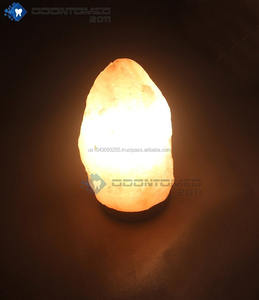 OdontoMed2011 NATURAL HIMALAYAN ROCK SALT LAMP 2-6 LBS IDEAL NIGHT LIGHT - LEAD and BULB - Product Image 2