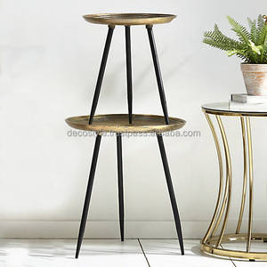 Ensemble de table basse en bois industriel - Product Image 6