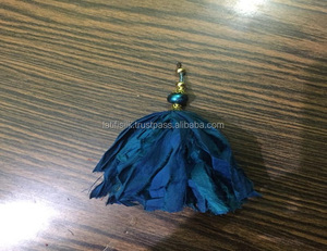 Collier à pampilles pour femme, pendentif feuille de perle, chaîne courte pour vêtements décoratifs, cadeau pour l'Europe et l'Amérique, en soie - Product Image 5