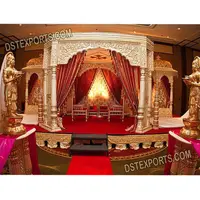 Geleneksel Haveli stil düğün çadırı büyük tapınak Fiber düğün çadırı geleneksel Hindu evlilik Mandaps seti