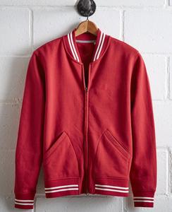 Custom Cotton Fleece Letterman Jacket/Custom Cotton Fleece Varsity Jackets, Cotton Fleece Varsity Jacket - Product Image 4