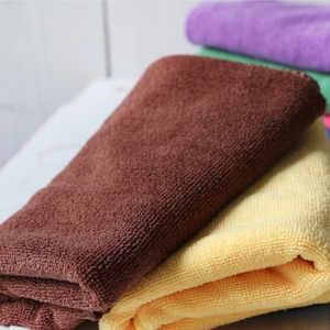 Juego de 2 Uds de toallas de limpieza de microfibra, paño de microfibra seco exportador superior, fabricante indio, limpieza de microfibra - Product Image 5