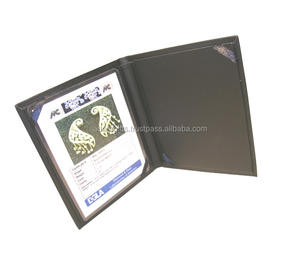 Personnalisable PU cuir collège titulaire de diplôme A4 papier carton certificat présentation dossier portefeuille avec personnalisé - Product Image 1