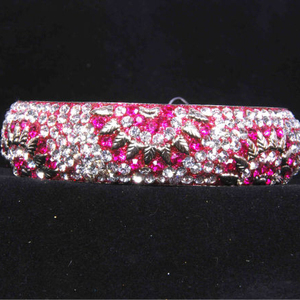 Gold and Silver Exclusive Lac Lakh Crystal <b>Bangle</b> <b>Bracelet</b> - Product Image 2
